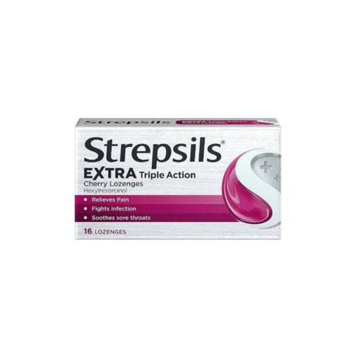 Strepsils extra cherry 16 lozenges – TheFoodBev