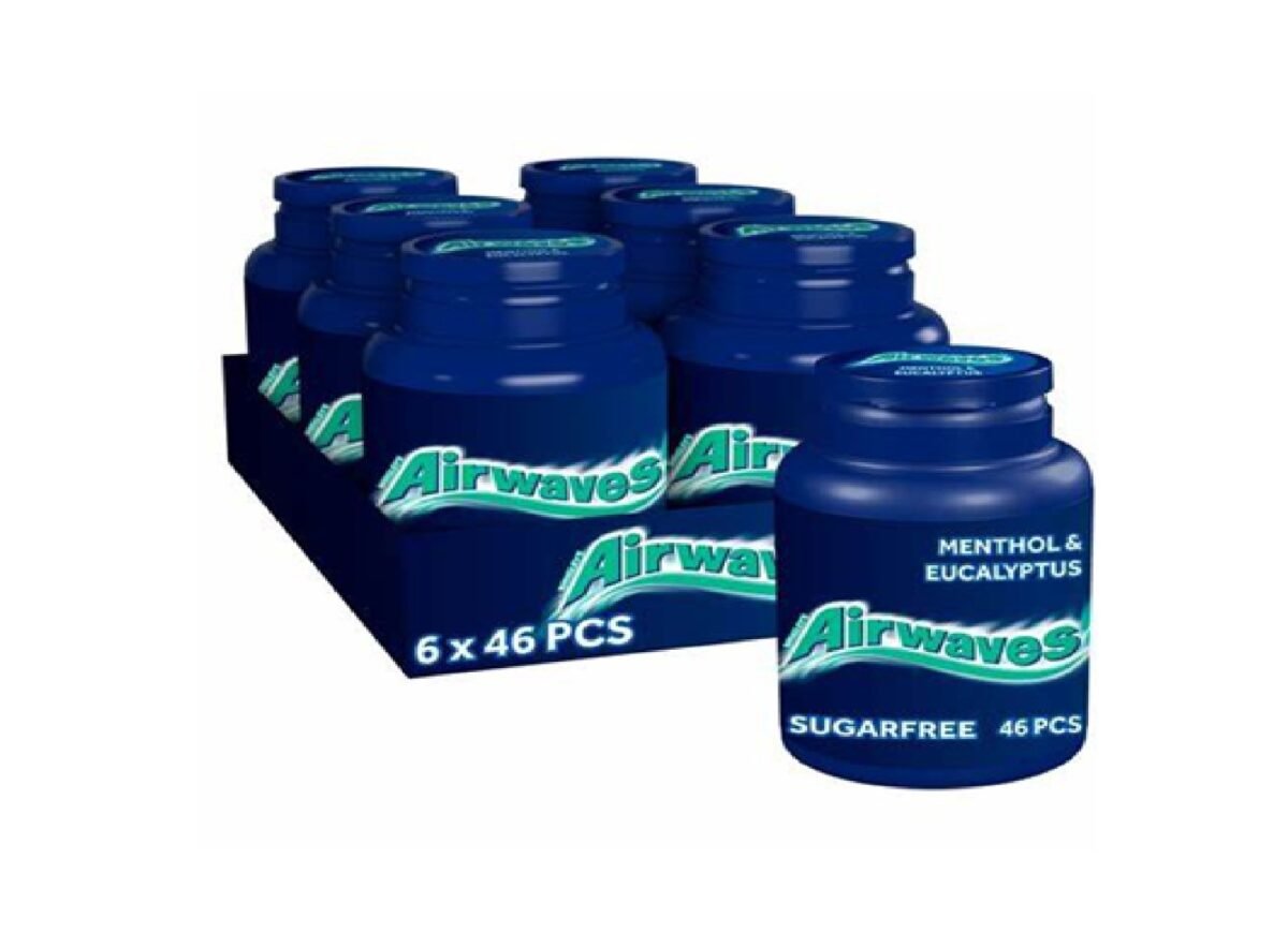 AIRWAVES GUM MENTHOL 6 PACK - Image 1