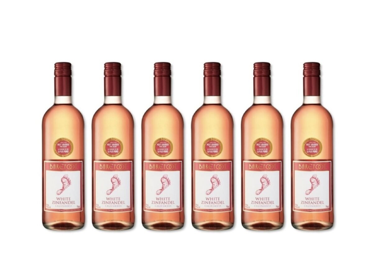 BAREFOOT WHITE ZINFANDEL 6X75 - Image 1