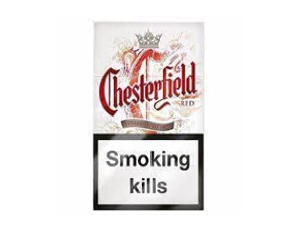 CHESTERFIELD RED KS SIZE 20S