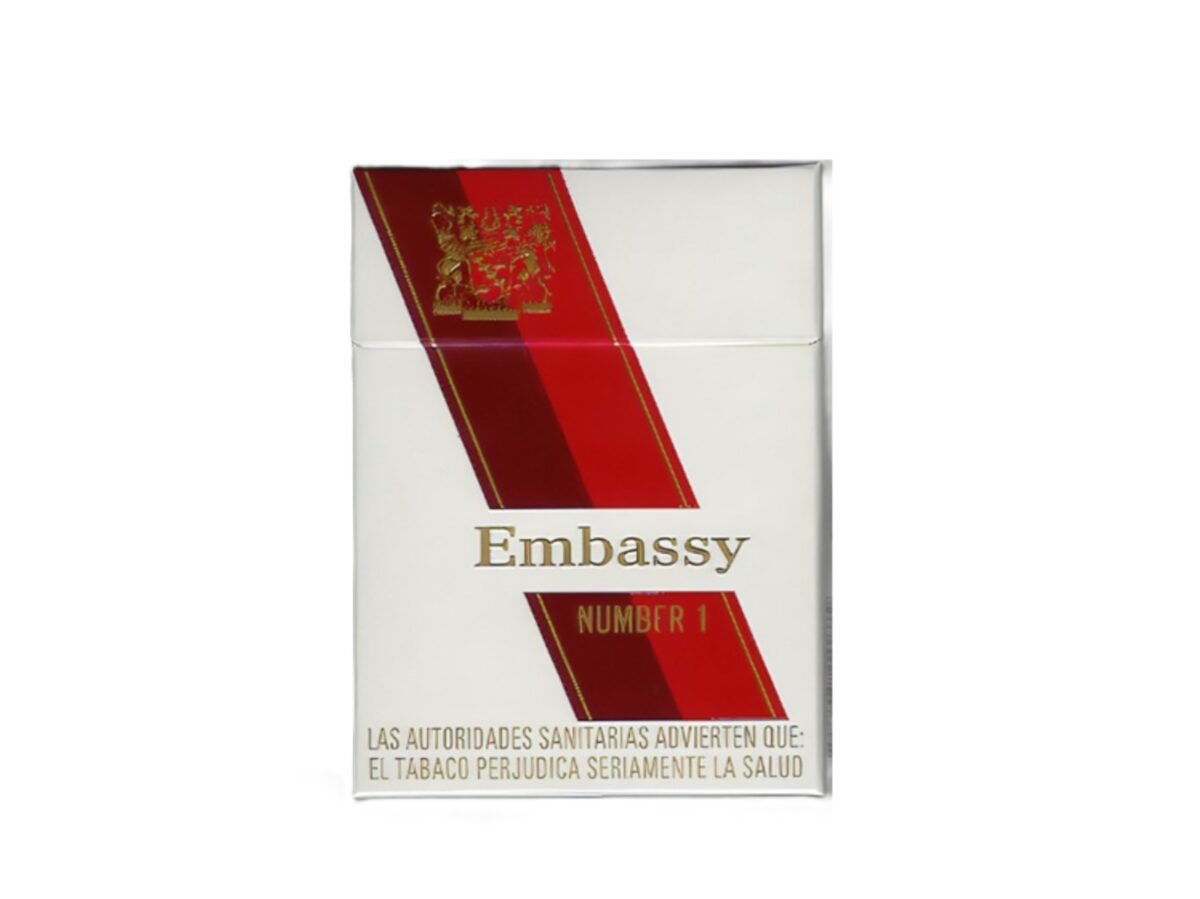 EMBASSY NUMBER 1 RED KS SIZE 20S - Image 1