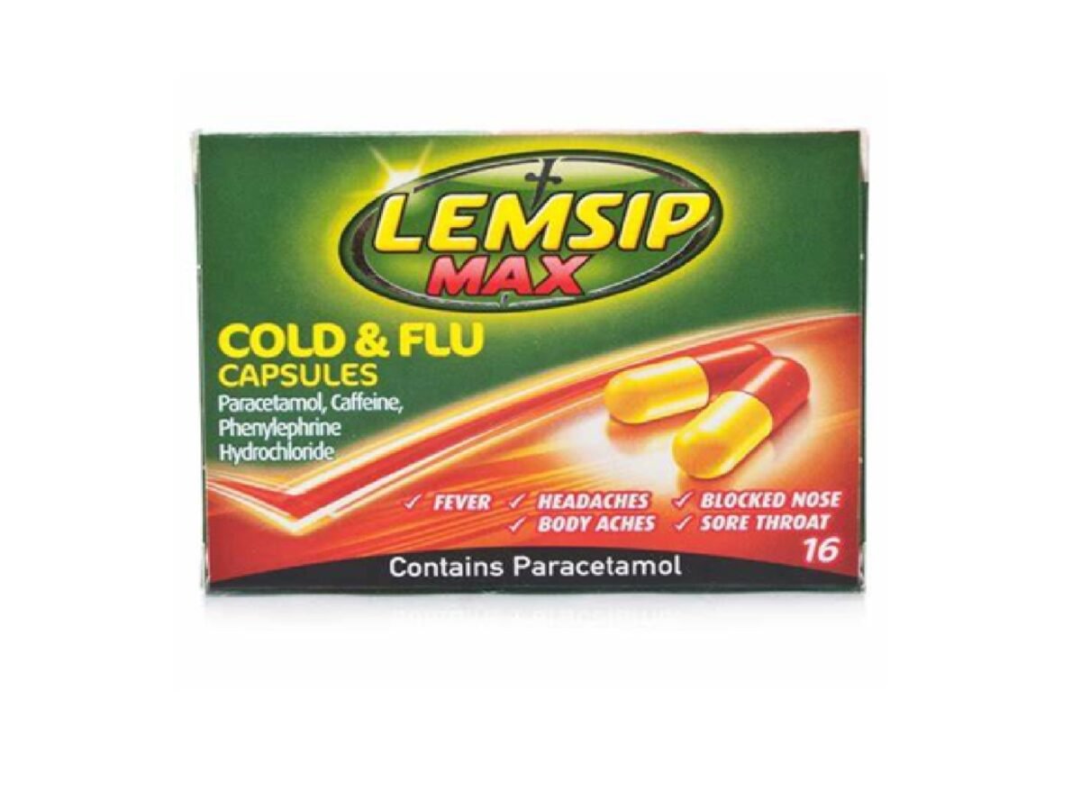LEMSIP COLD & FLU 8 CAPSULES - Image 1